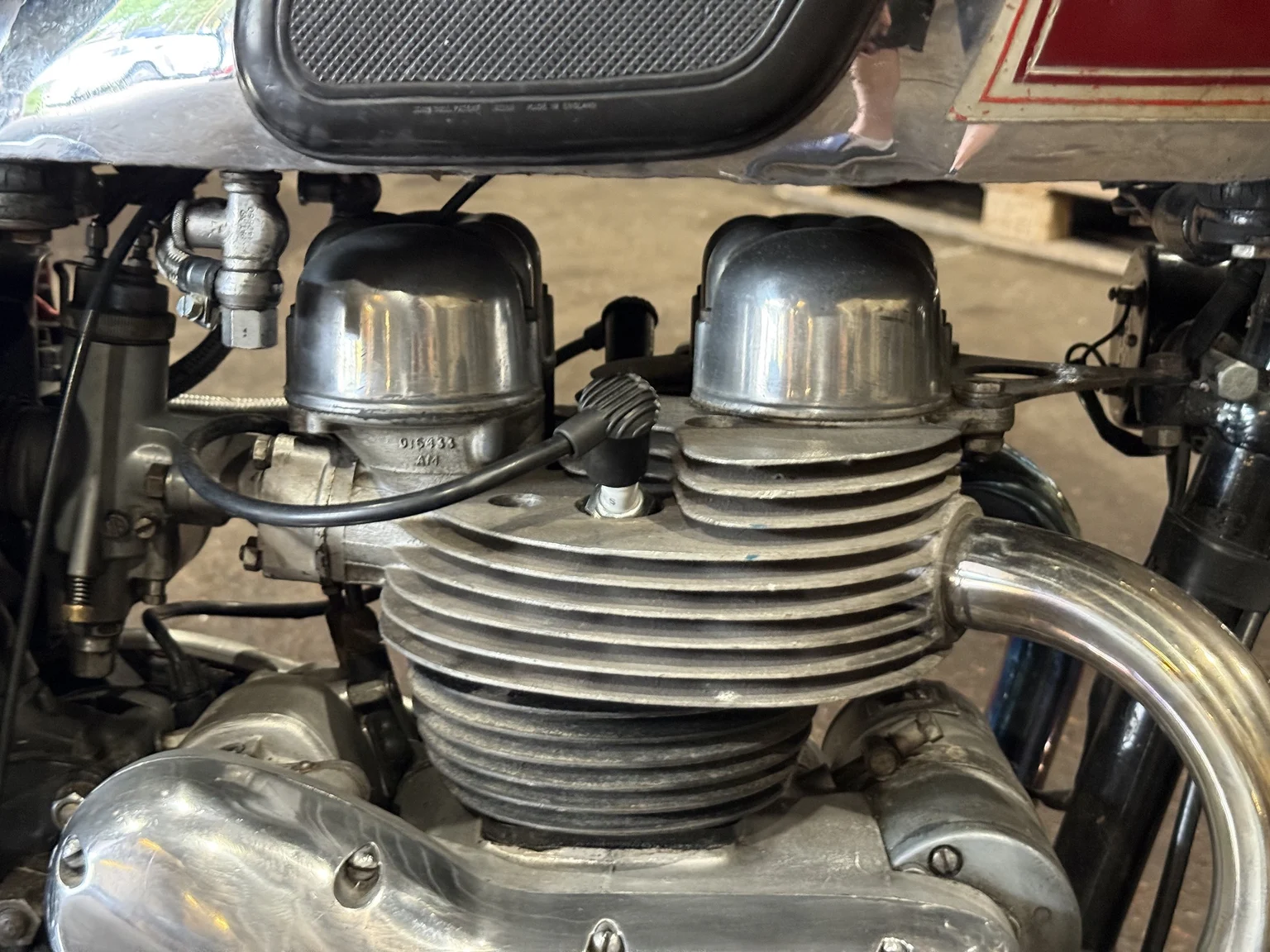 Exteriörbild på 1955 Matchless G 9 (30)