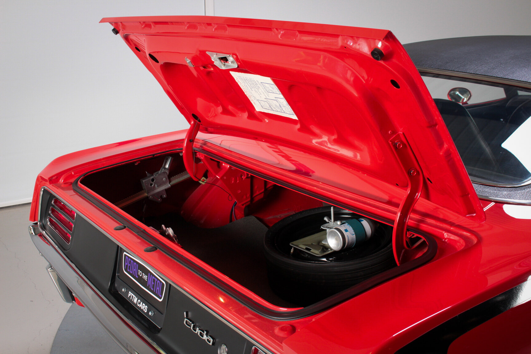 Interiörbild 1970 Plymouth Hemi Cuda