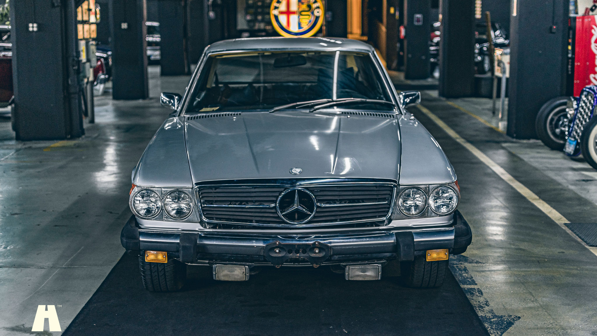 Exteriörbild på 1974 Mercedes SLC450 Project