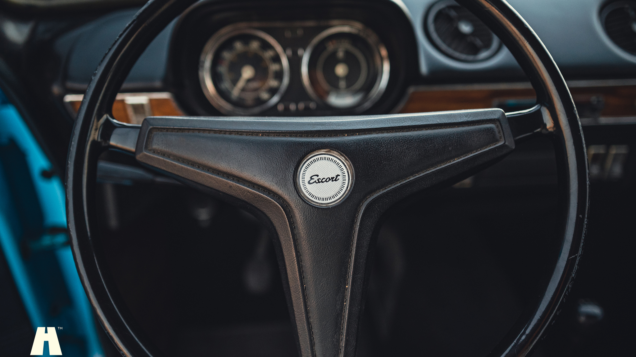 Interiörbild 1974 Ford Escort MK1