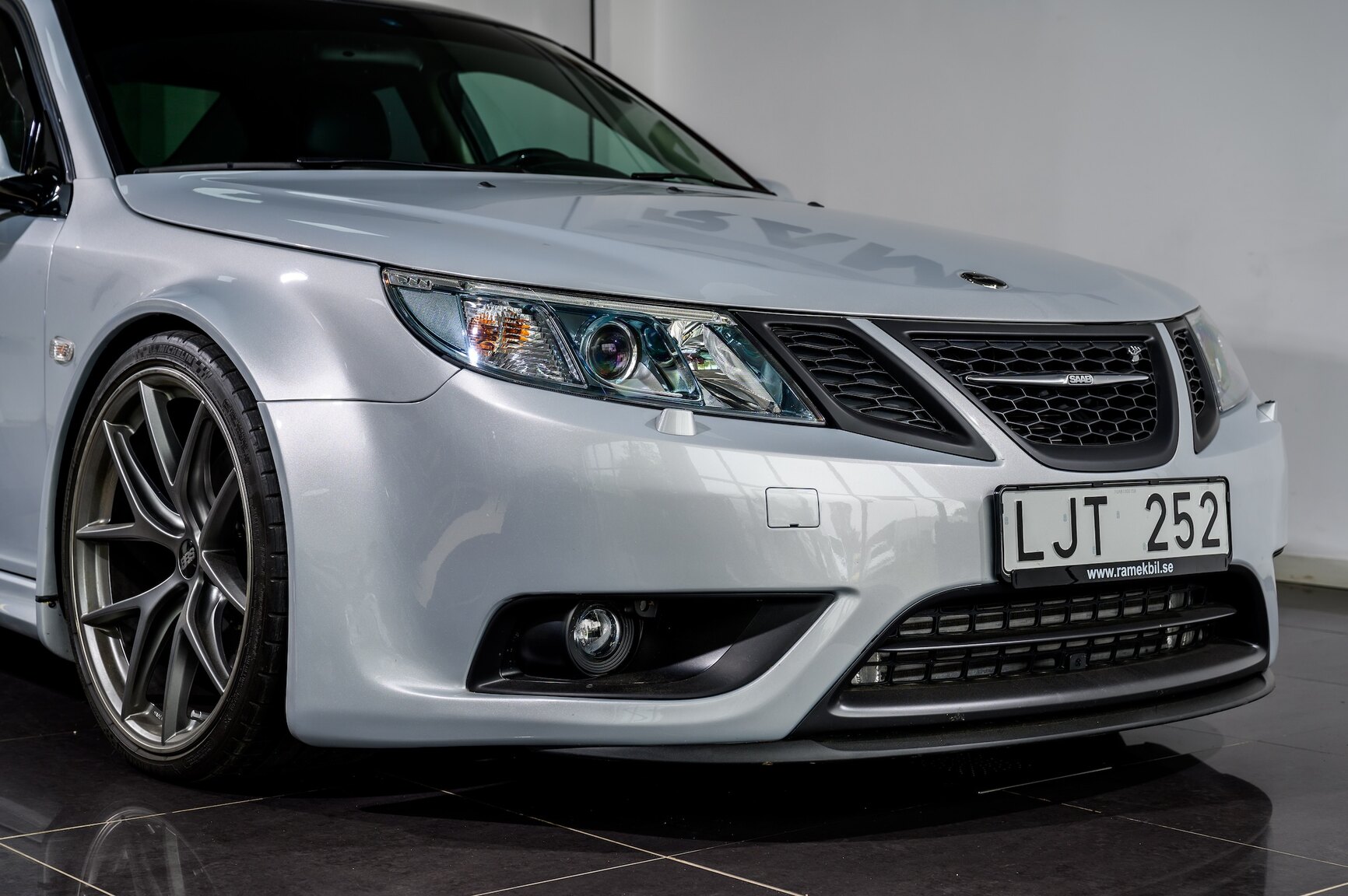 Aussenfoto 2008 SAAB 9-3 Aero SportSedan Silver Beast SFRO