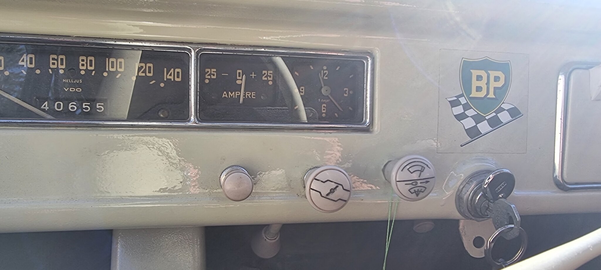 Innenraumfoto von 1959 SAAB 93B Deluxe