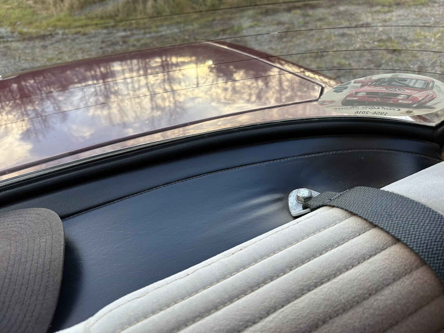 Interiörbild 1973 Alfa Romeo Berlina 2000