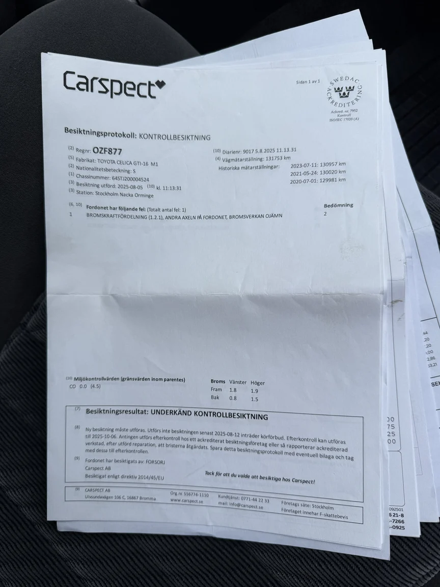 Dokumentation för 1990 Toyota Celica (11)