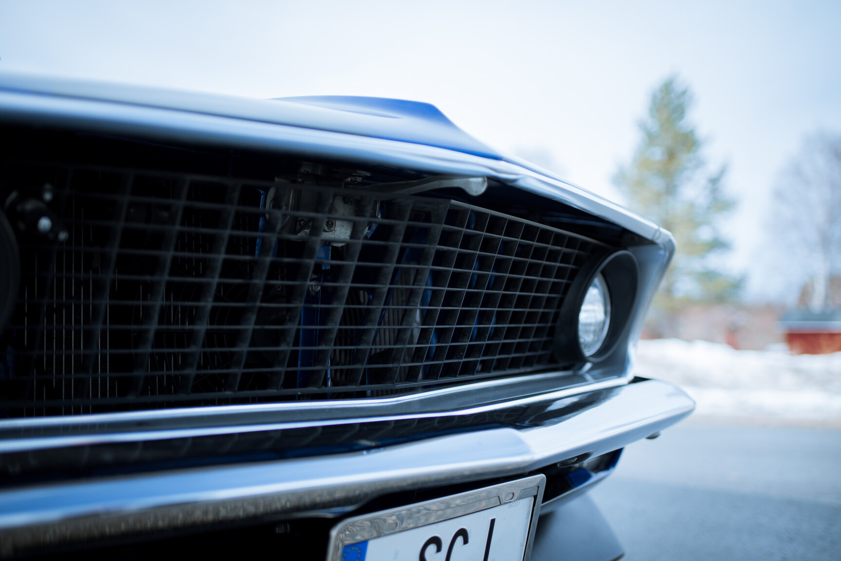 Exteriörbild på 1969 Ford Mustang Mach 1