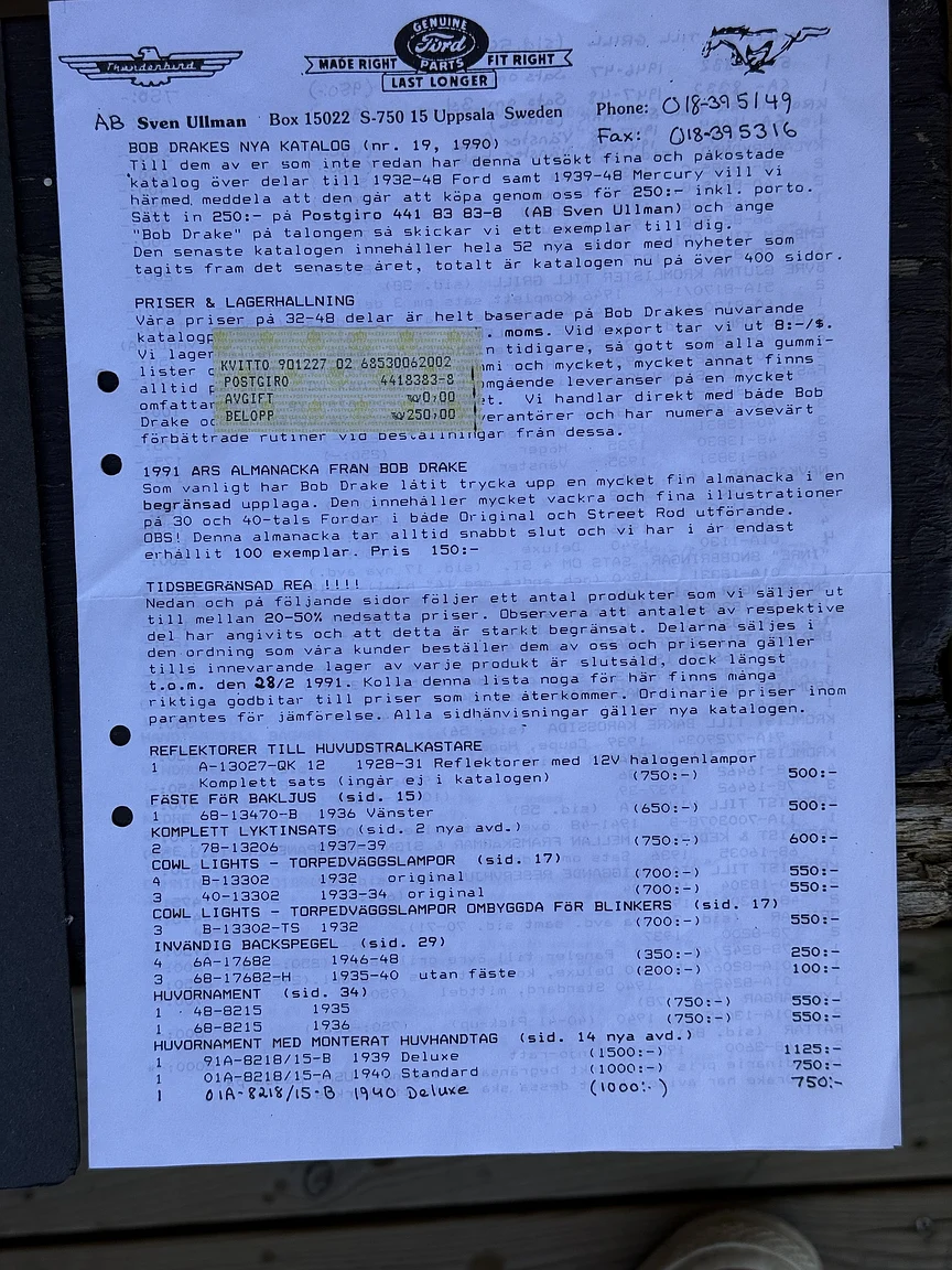 Dokumentation för 1936 Ford 214A Fordor (16)