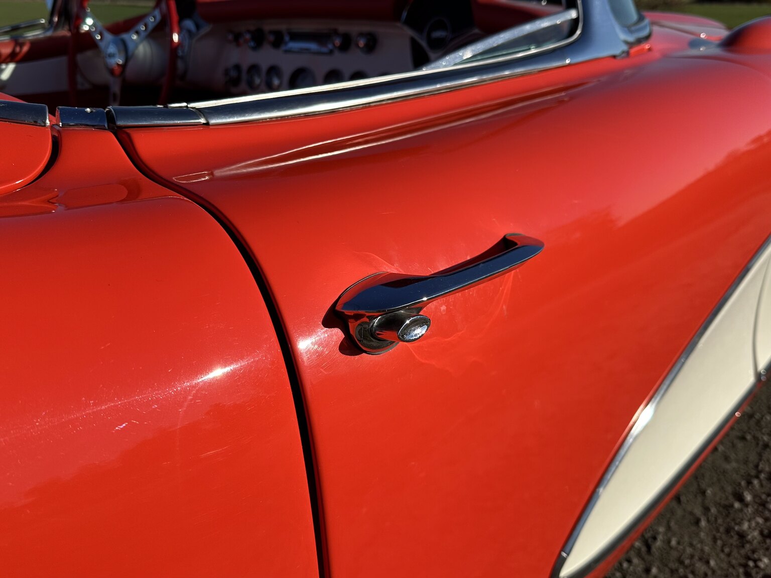 Exteriörbild på 1956 Chevrolet Corvette 