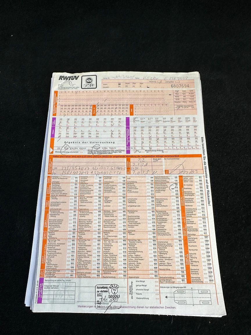 Documentation for 1990 Porsche 944 S2 Cabriolet  (6)