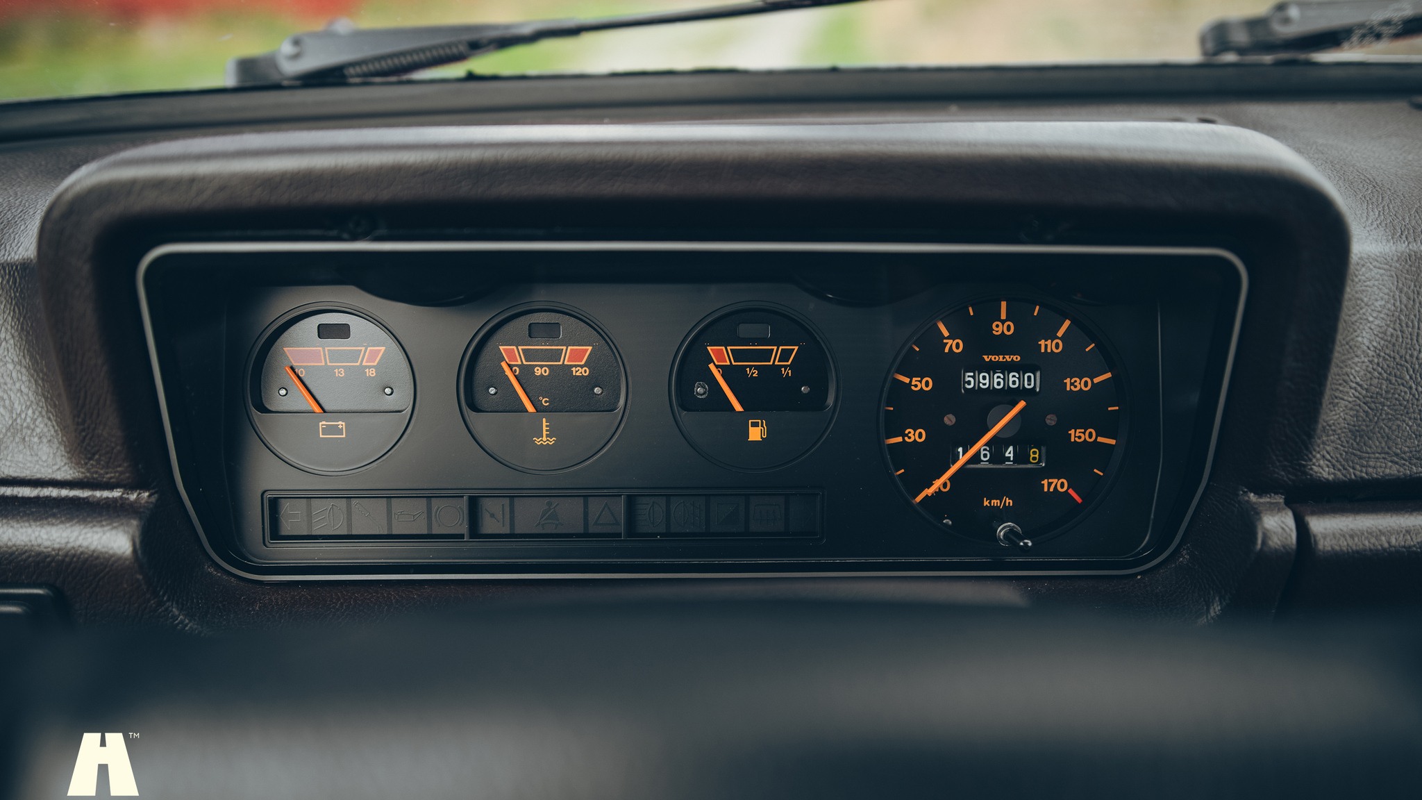 Interiörbild 1976 Volvo 343 DL Manuell
