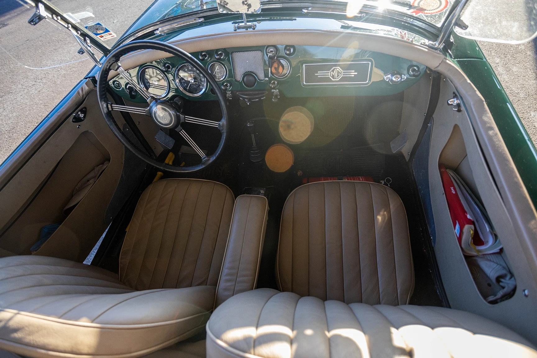 Interiörbild 1958 MGA 1500 Roadster (13)