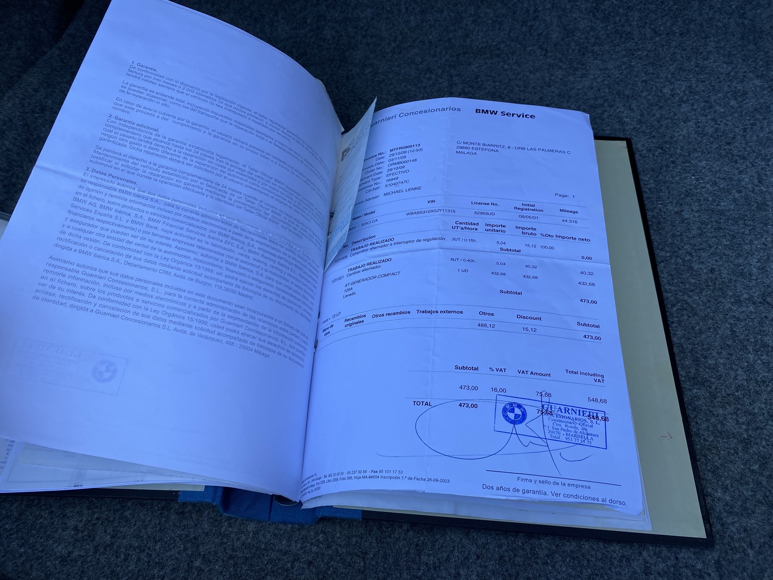 Dokumentation, 2001 BMW E46 325 Cabriolet (50)