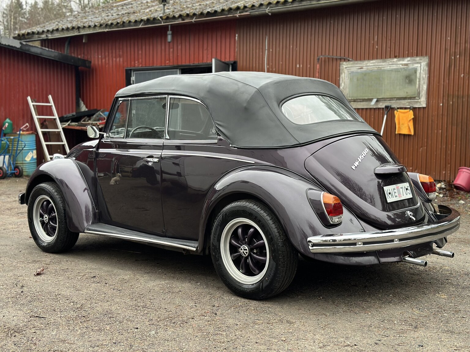 Exteriörbild på 1968 Volkswagen Beetle 1500 Cabriolet