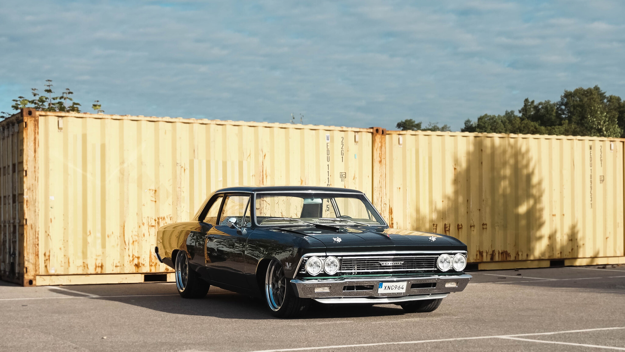 Exteriörbild på 1966 Chevrolet Chevelle Pro-touring