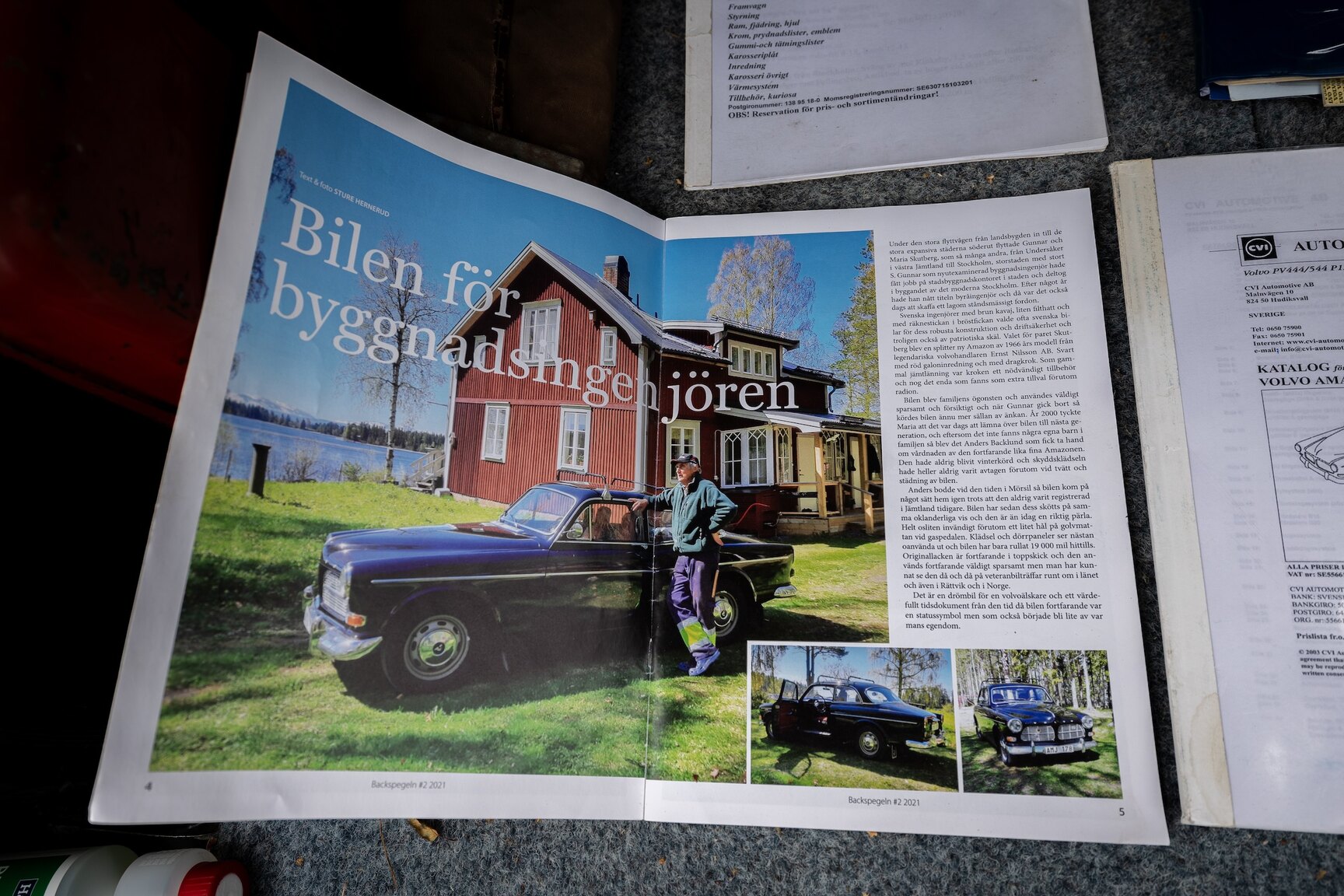 Dokumentation för 1966 Volvo Amazon