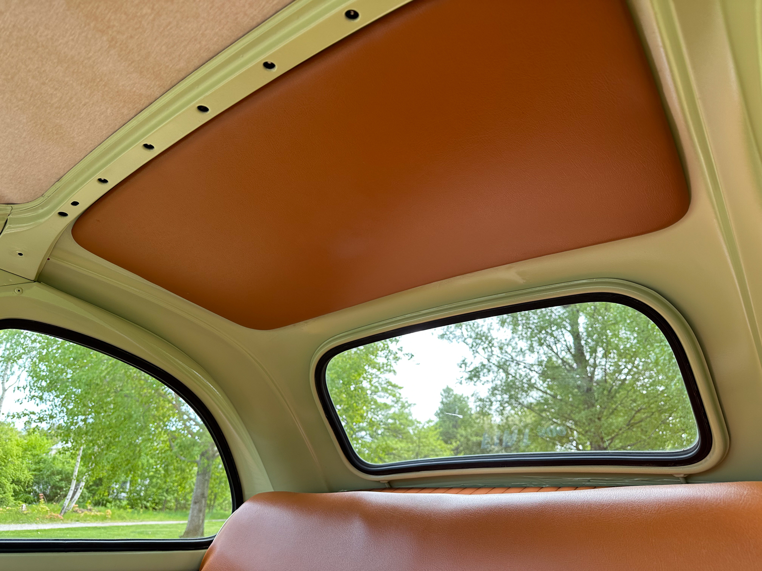 Interiörbild 1970 Fiat 500 Lusso