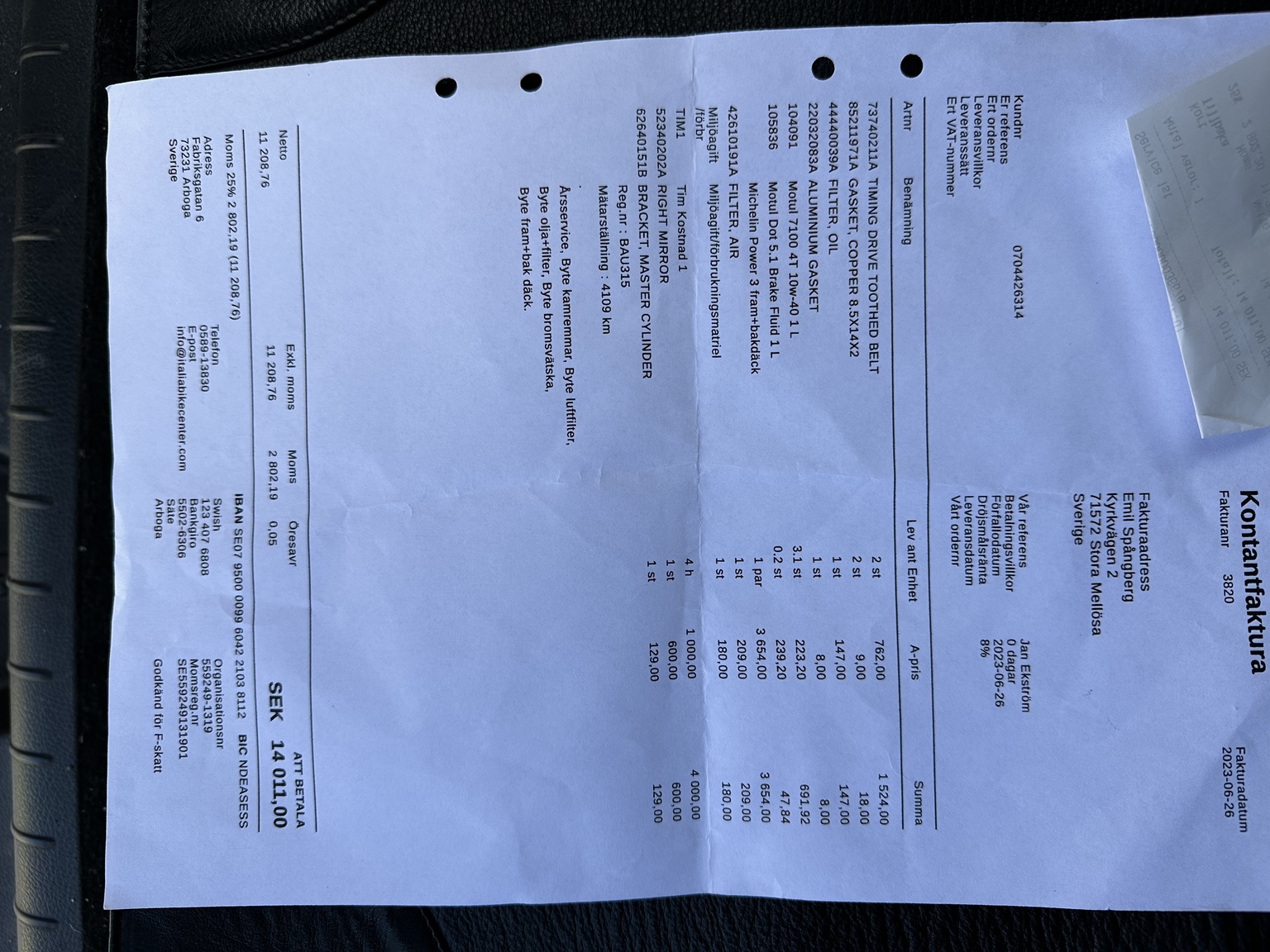 Documentation for 2006 Ducati 1000 GT (2)