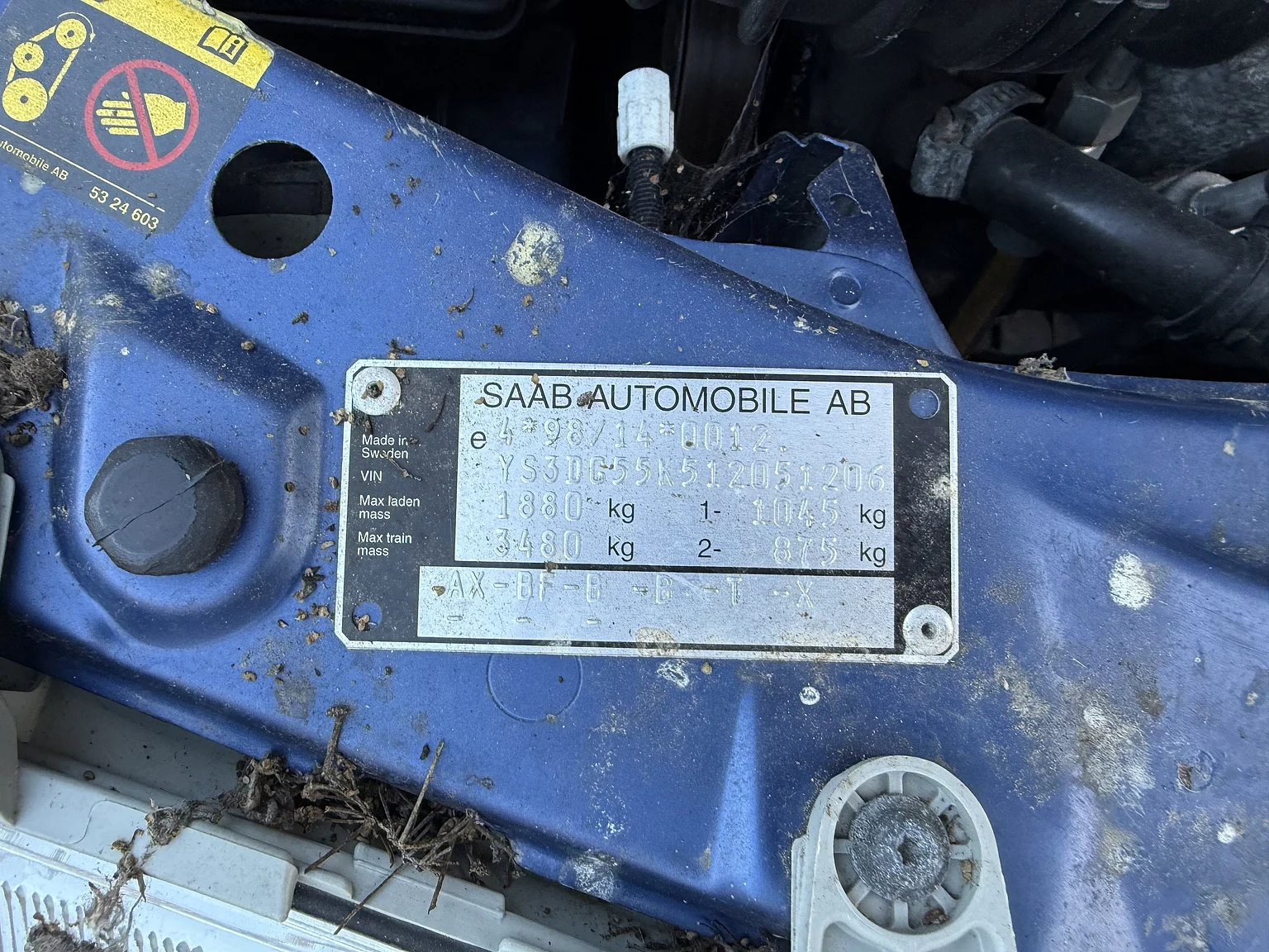 2001 SAAB 9-3 Aero (4), Mekanik