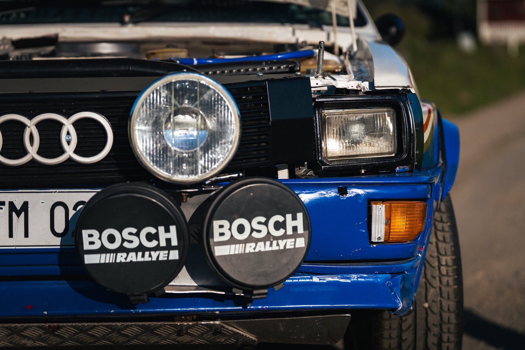 Exterior image of 1986 Audi Quattro Rally Replica