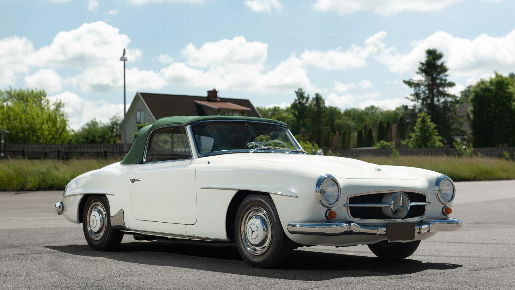 Exteriörbild på 1956 Mercedes Benz 190 SL Roadster (8)