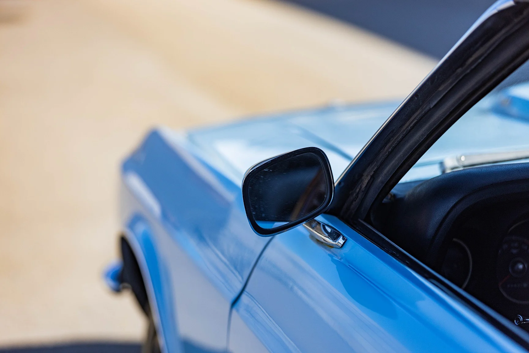 Exteriörbild på 1969 Ford Mustang GT Cabriolet "M-code" (37)