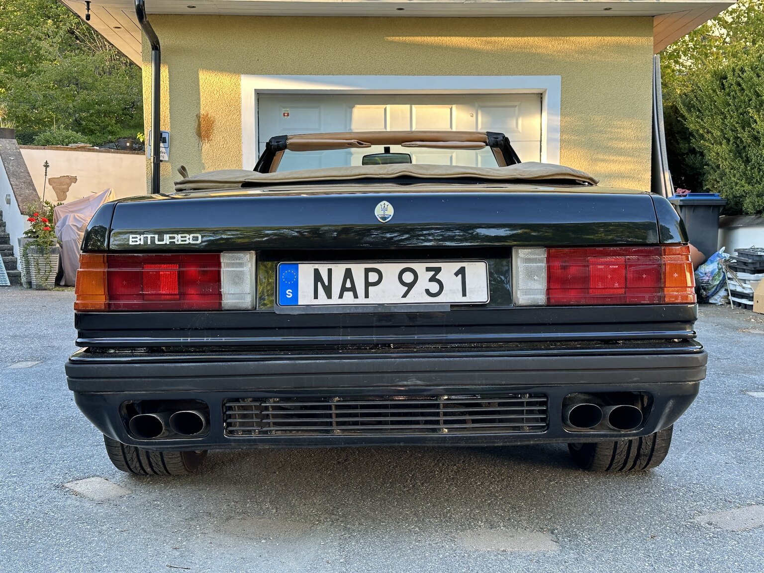 Exteriörbild på 1987 Maserati Biturbo Spyder