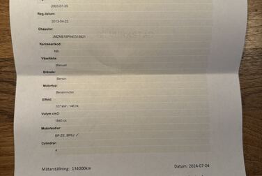 Documentation for 2004 Mazda MX-5