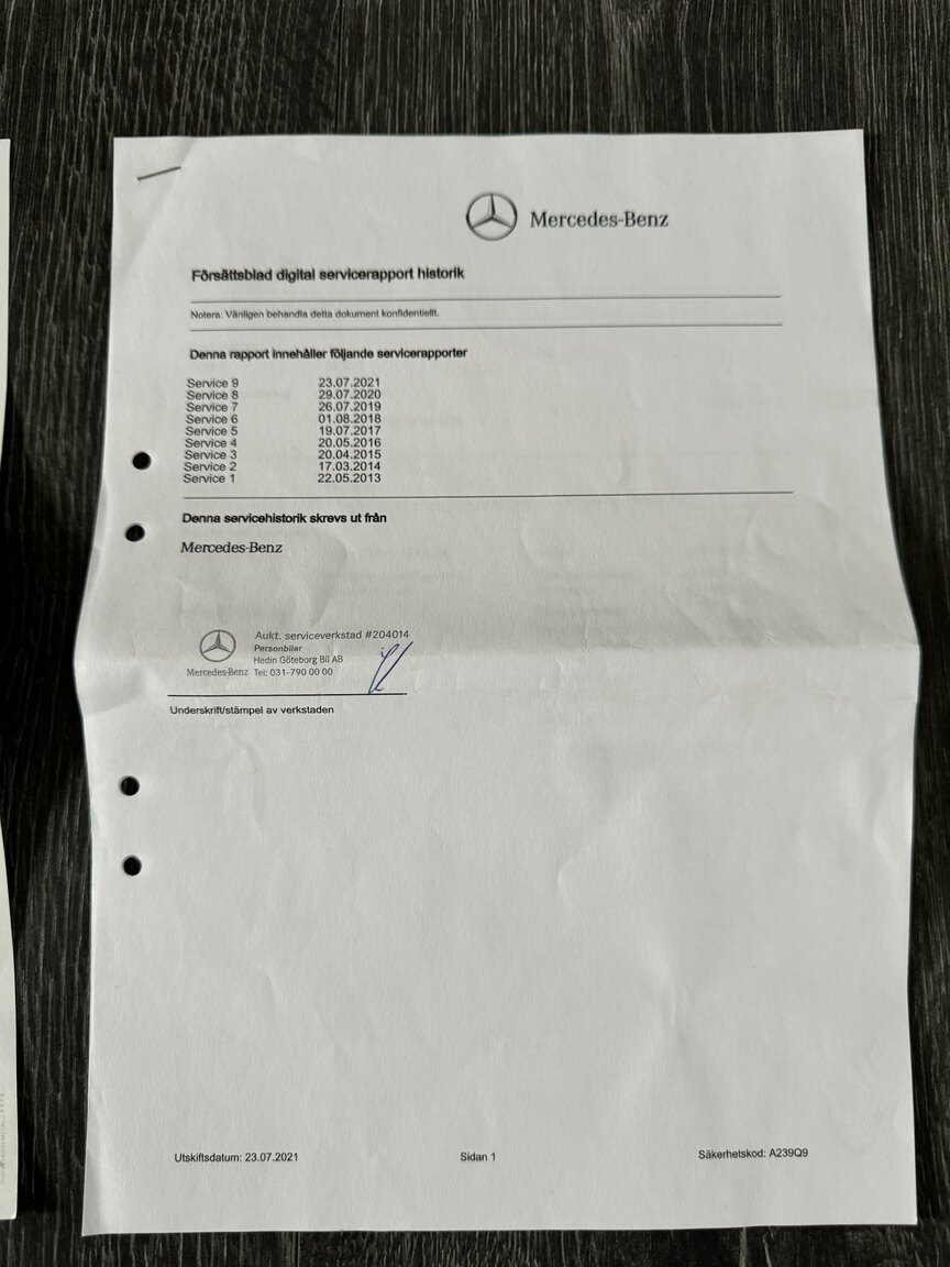 Dokumentation för 2013 MERCEDES-BENZ SL 500