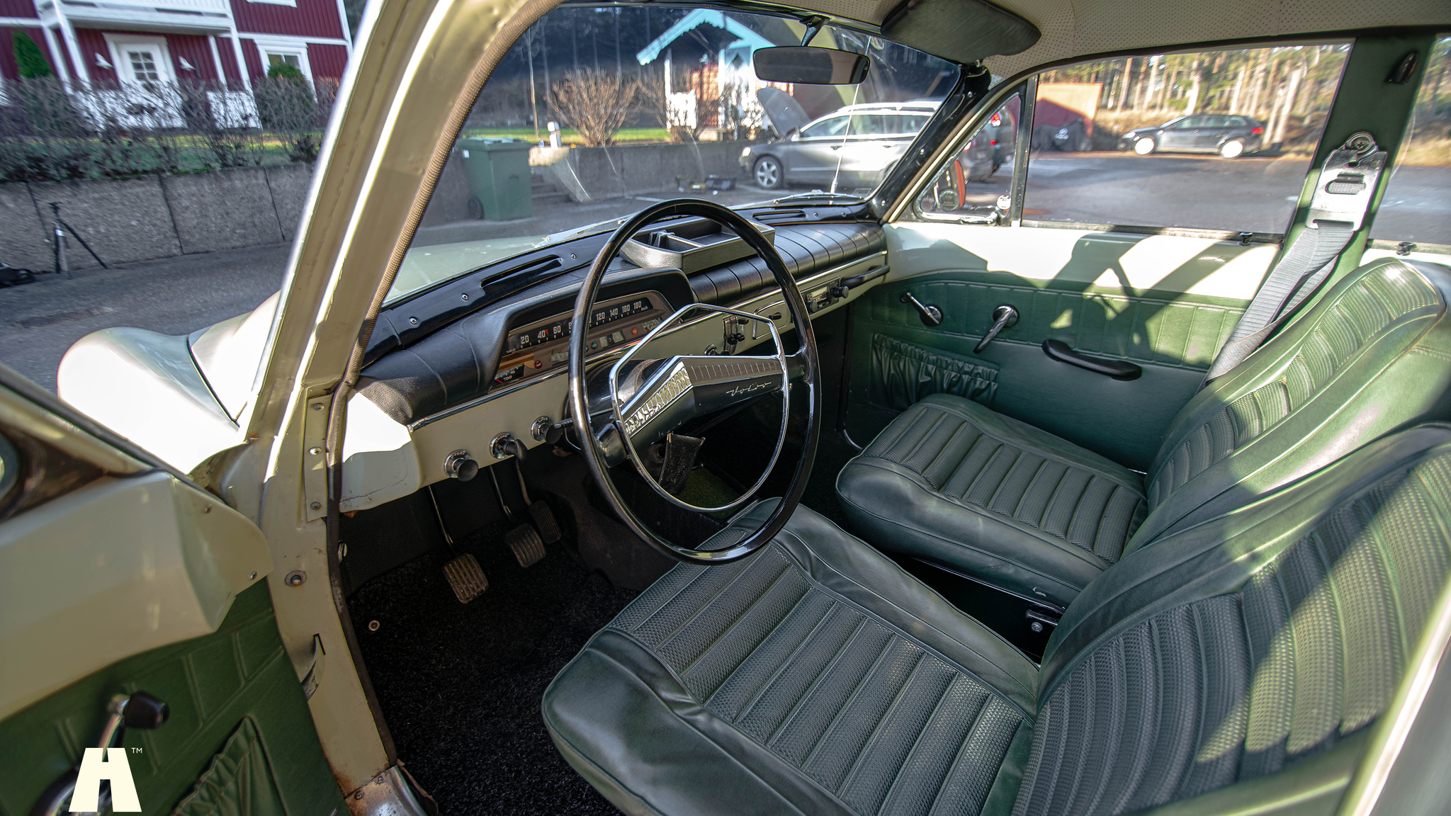 Interiörbild 1966 Volvo Amazon Sport