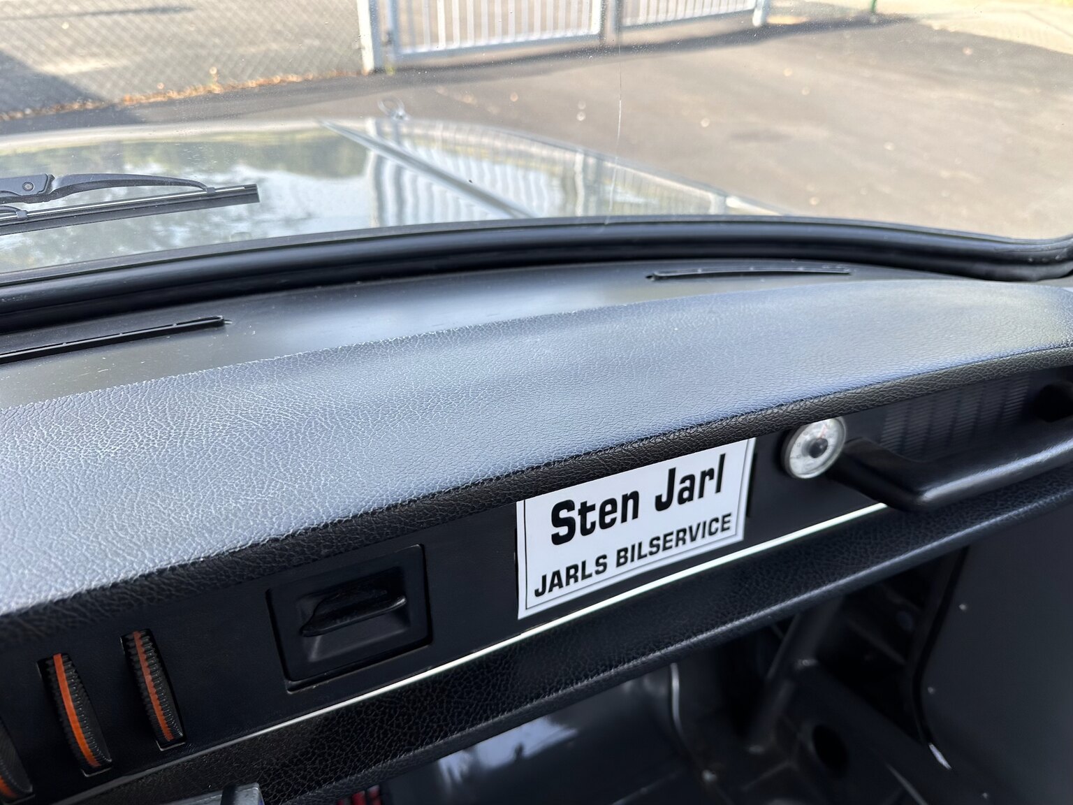 Interiörbild 1969 Volvo 142 race car