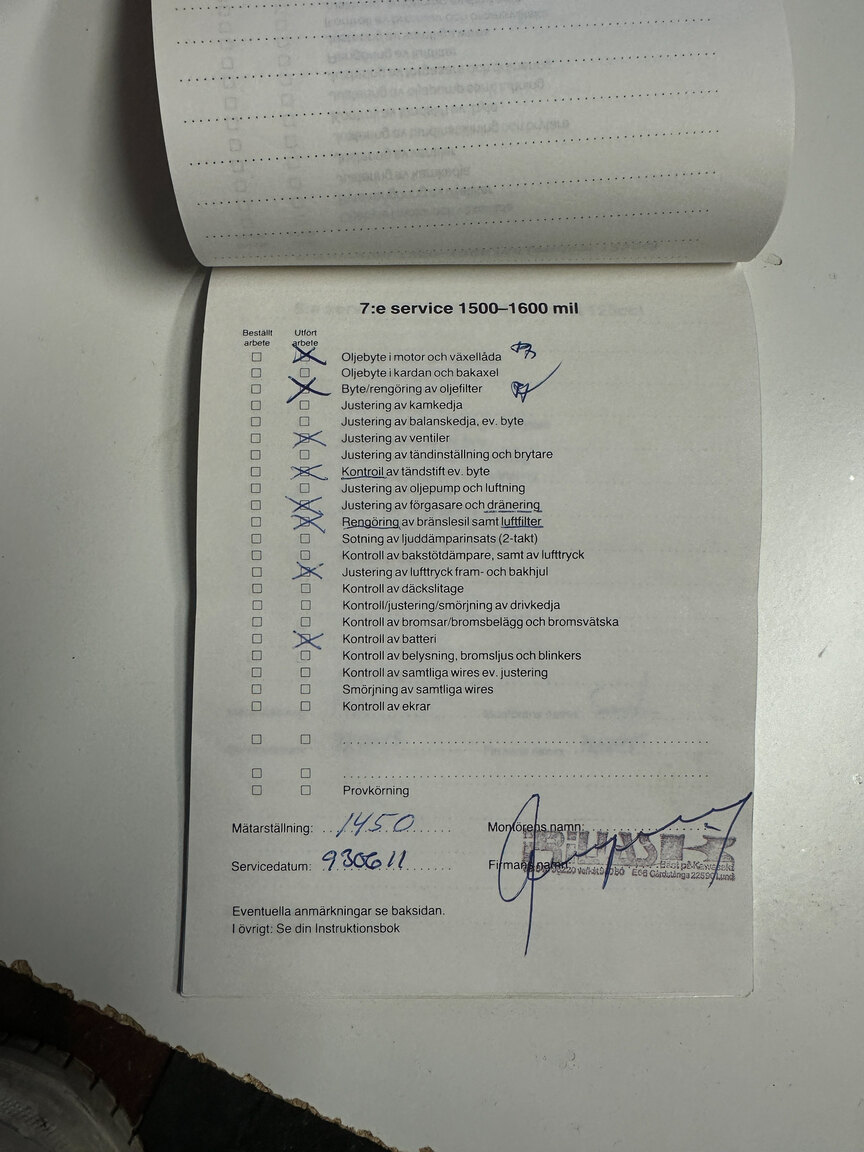 Dokumentation för 1990 Kawasaki ZX900R