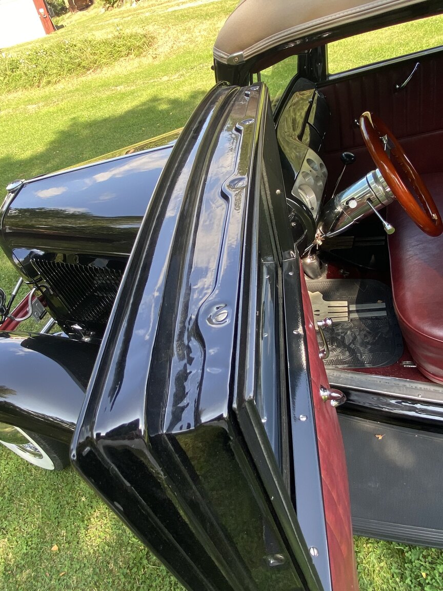 Interiörbild 1932 Ford 32 deuce sport coupé (Hot Rod)