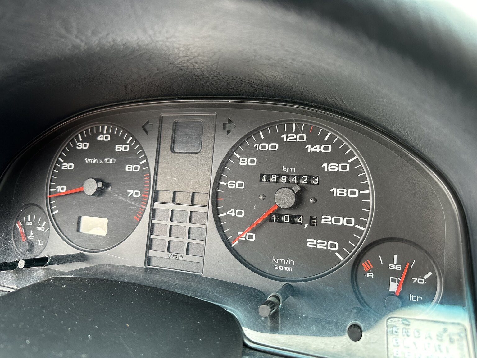 Innenraumfoto von 1988 Audi 80 (18)