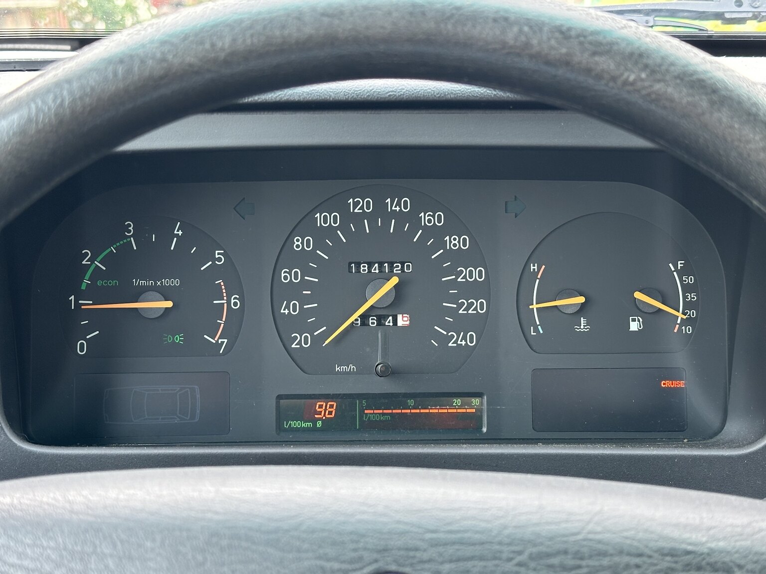 Interior image of 1996 SAAB 9000