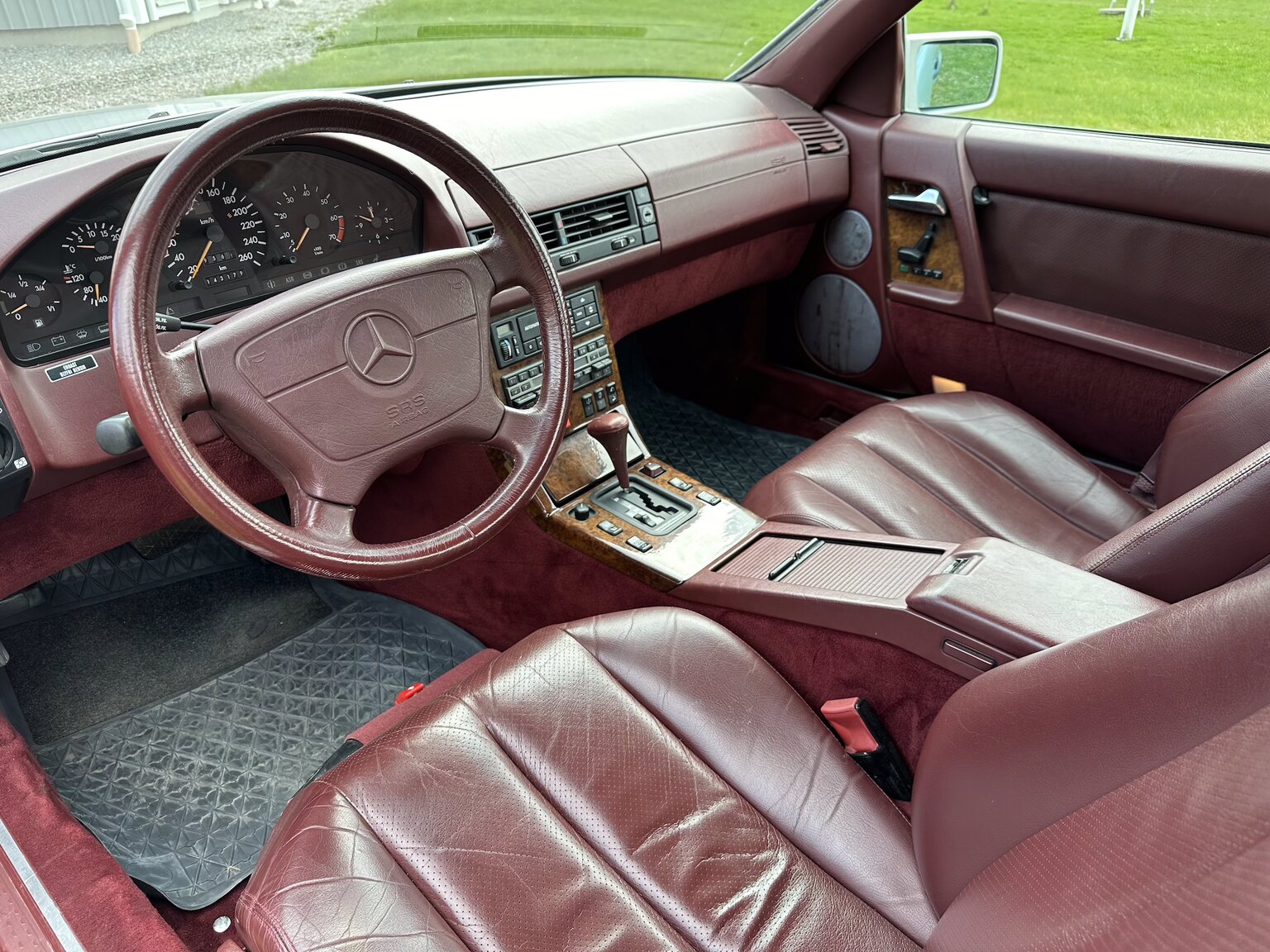 Interiörbild 1992 Mercedes-Benz SL 500