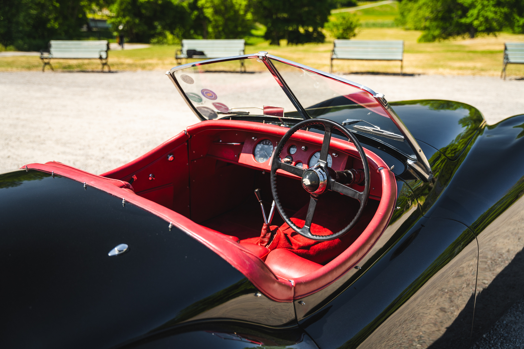 Interior image of 1951 Jaguar XK 120