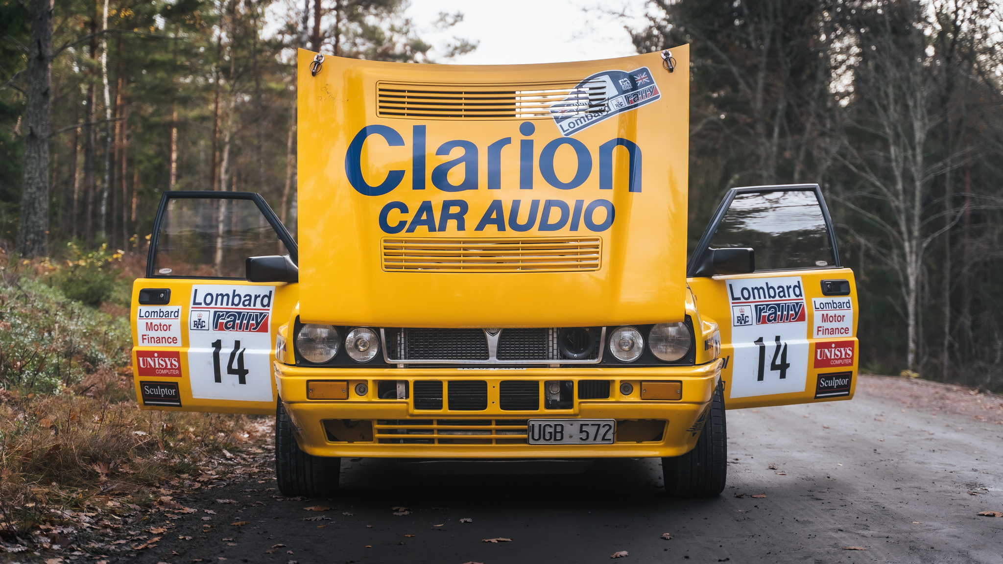 Exteriörbild på 1990 Lancia Delta Integrale 16V Per Eklund Replica