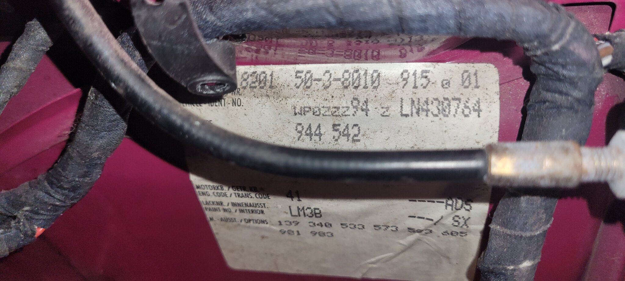 Image of 1990 Porsche 944 S2 Convertible mechanics