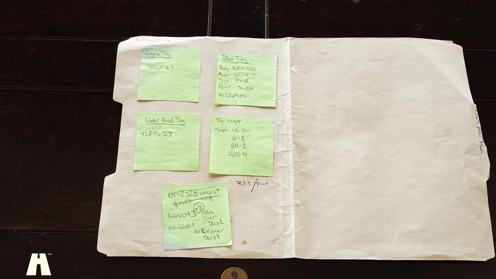 Dokumentation för 1965 AMC Rambler Marlin 327 CUI 5.4 V8