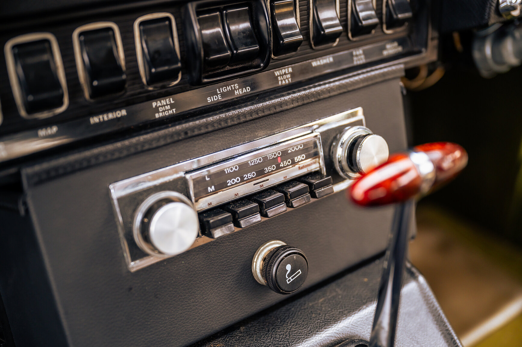 Interiörbild 1973 Jaguar E-Type V12