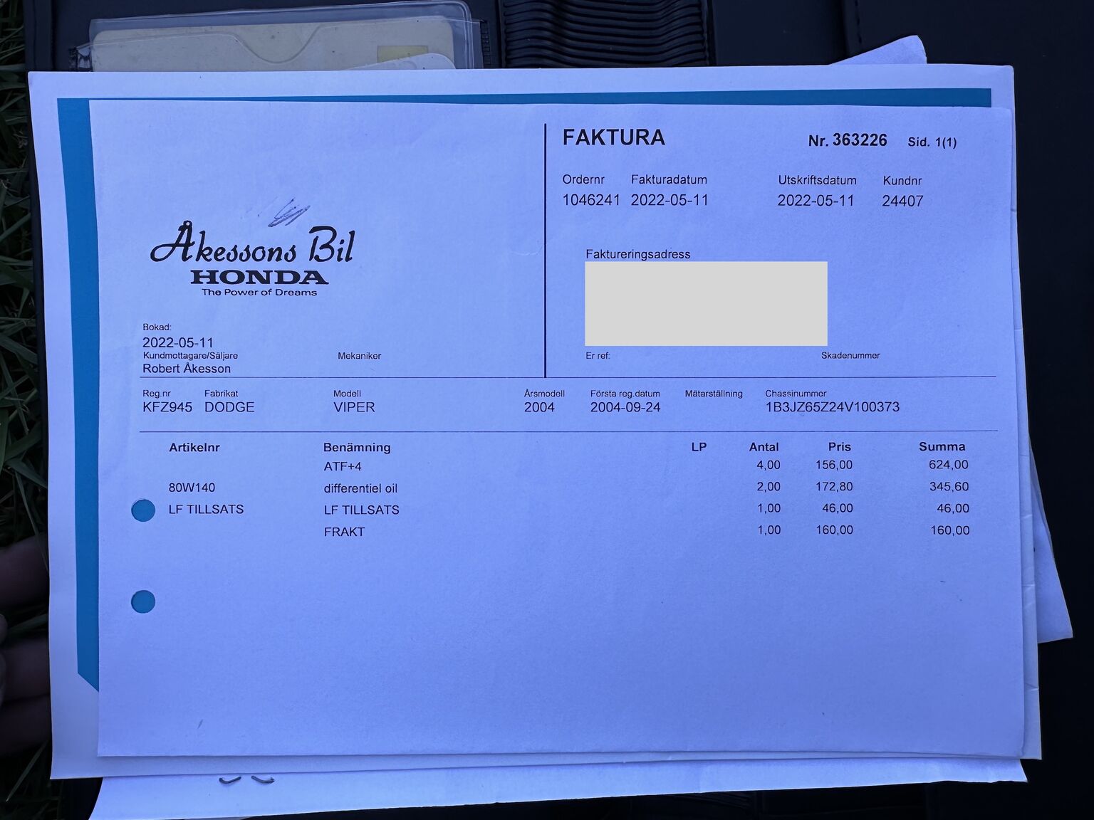 Documentation for 2004 Dodge Viper SRT-10 (13)