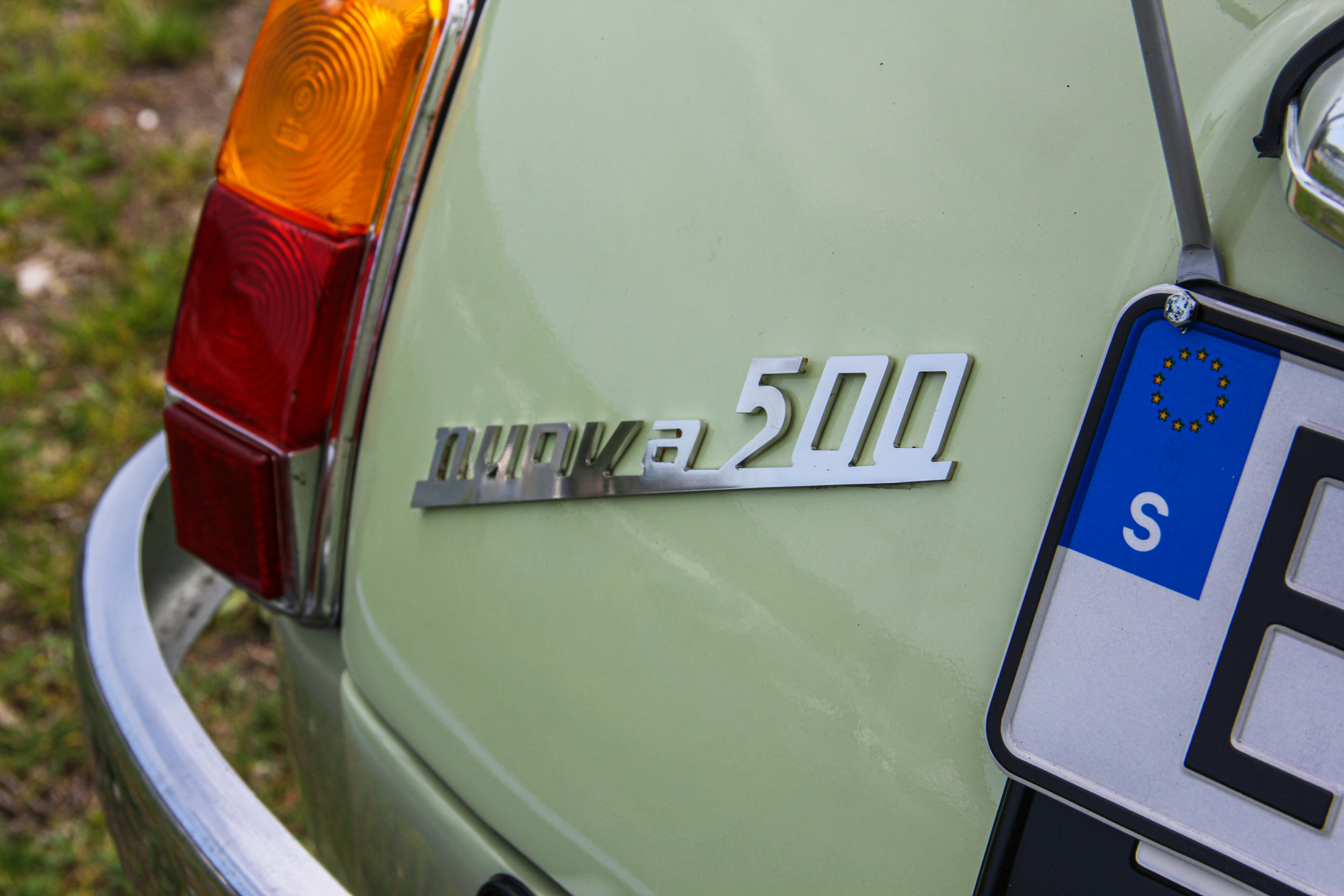 Exteriörbild på 1970 Fiat 500 Lusso