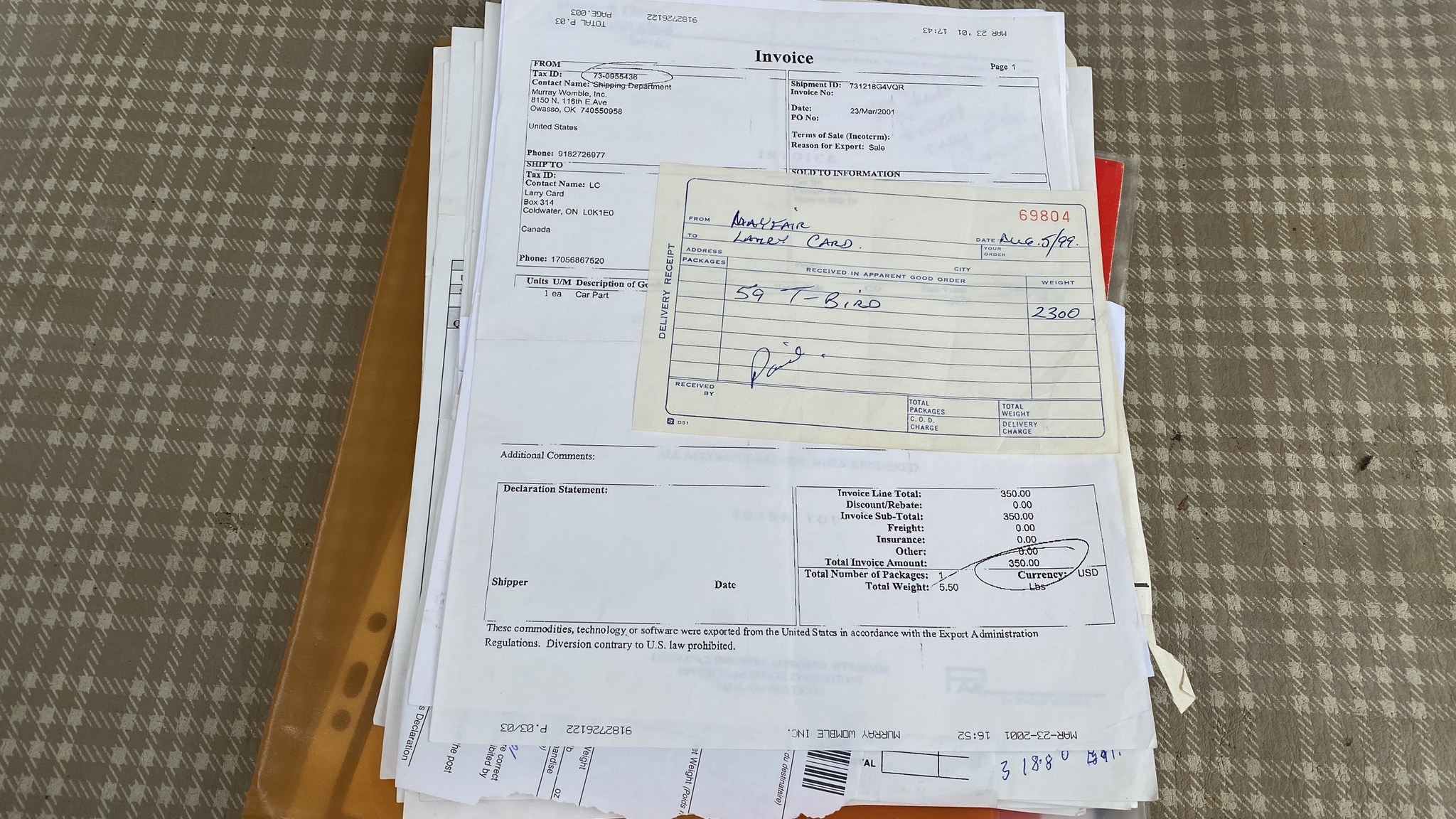 Documentation for 1959 Ford Thunderbird hardtop (46)