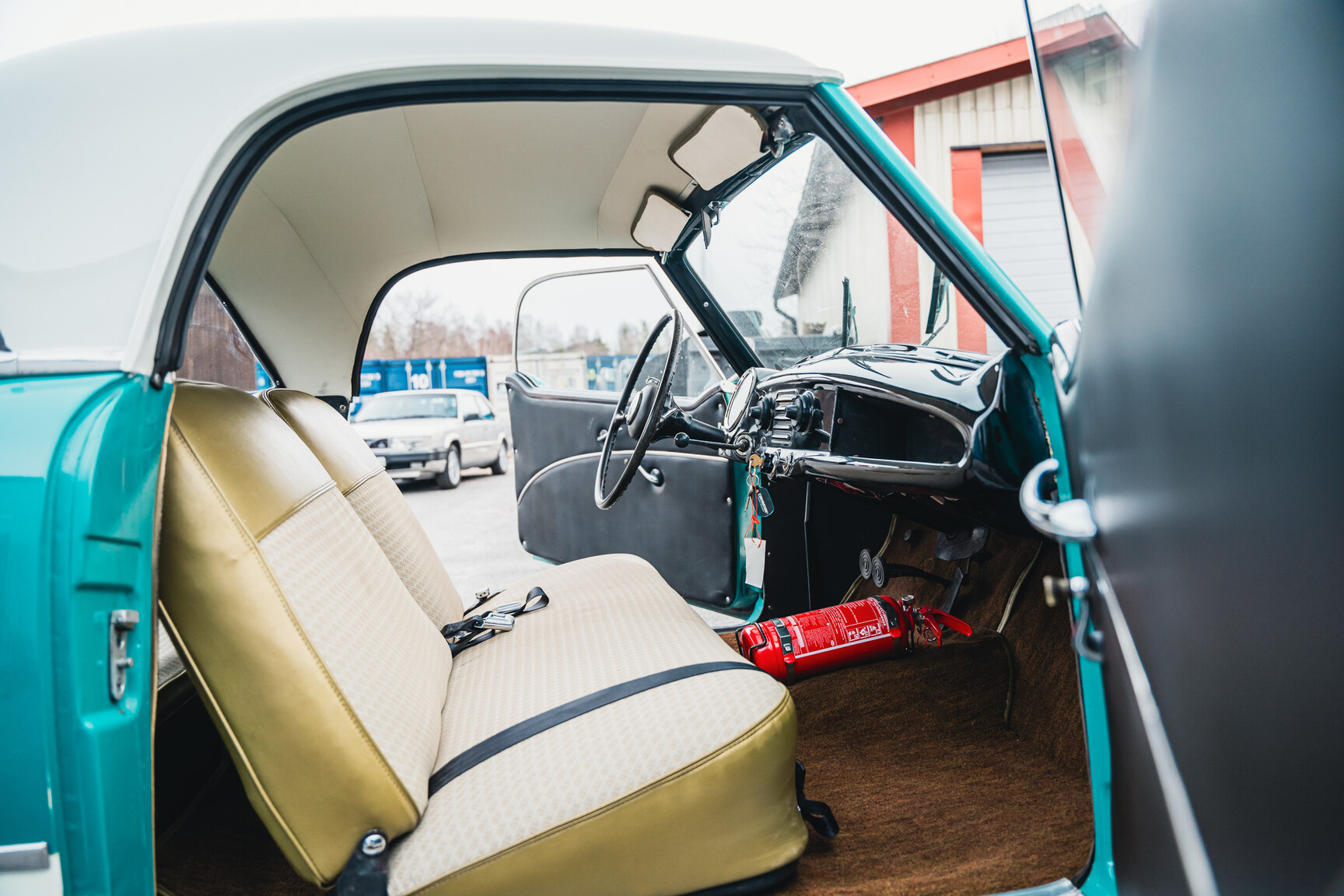 Innenraumfoto von 1956 Hudson Metropolitan