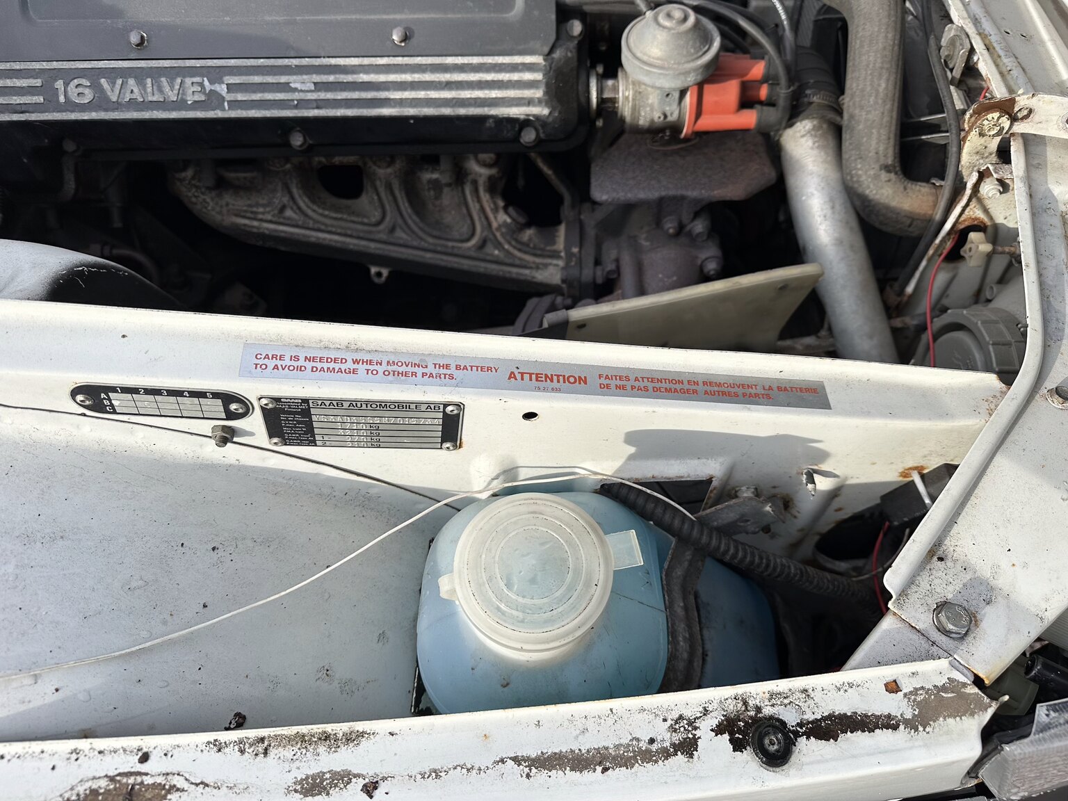 Image of 1991 Saab 900 Turbo mechanics
