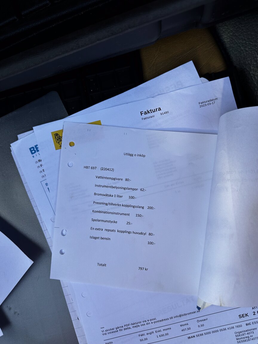 Dokumentation, 1974 SAAB 99 