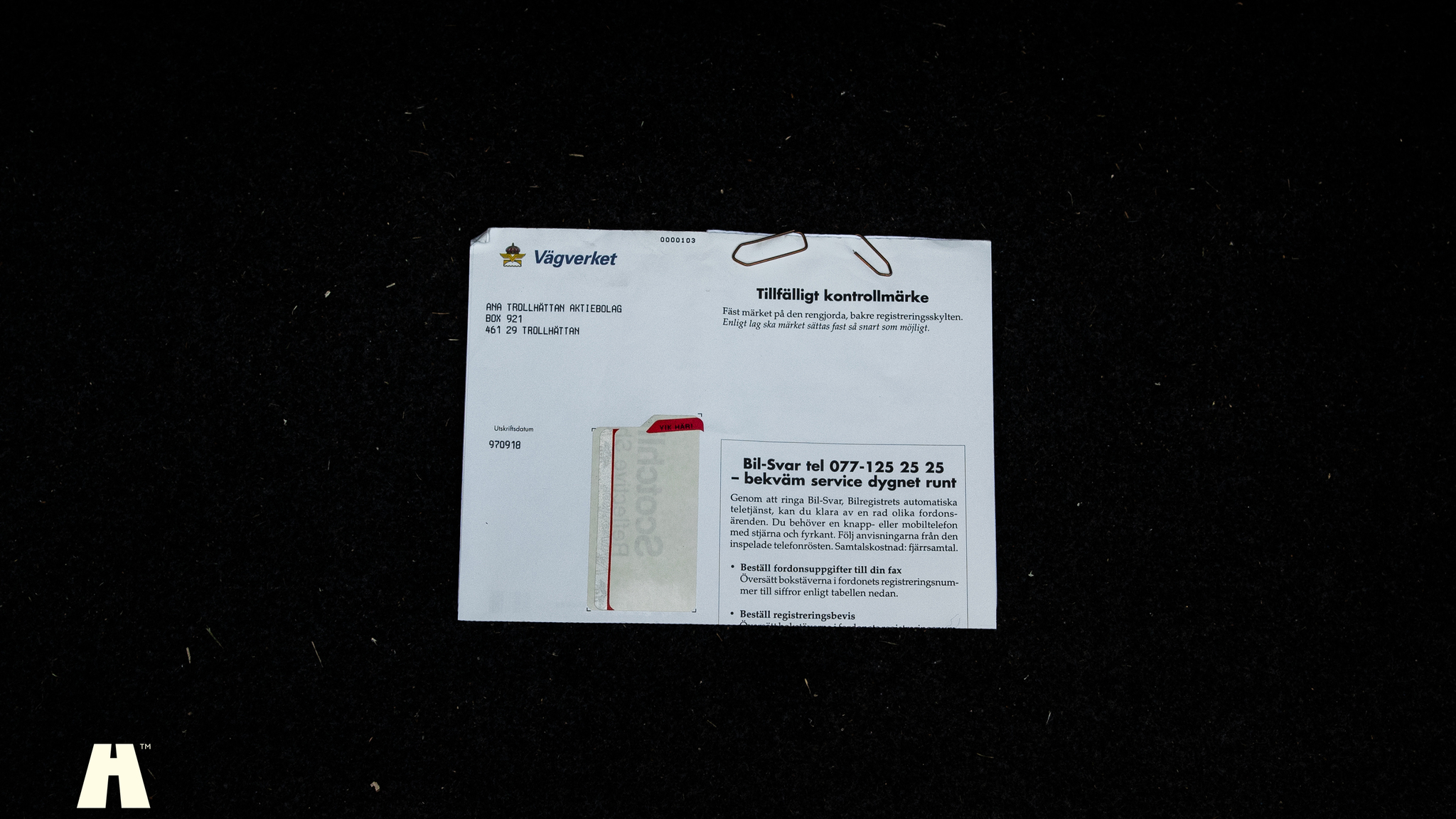 Dokumentation för 1995 SAAB 900 SE V6 Automat