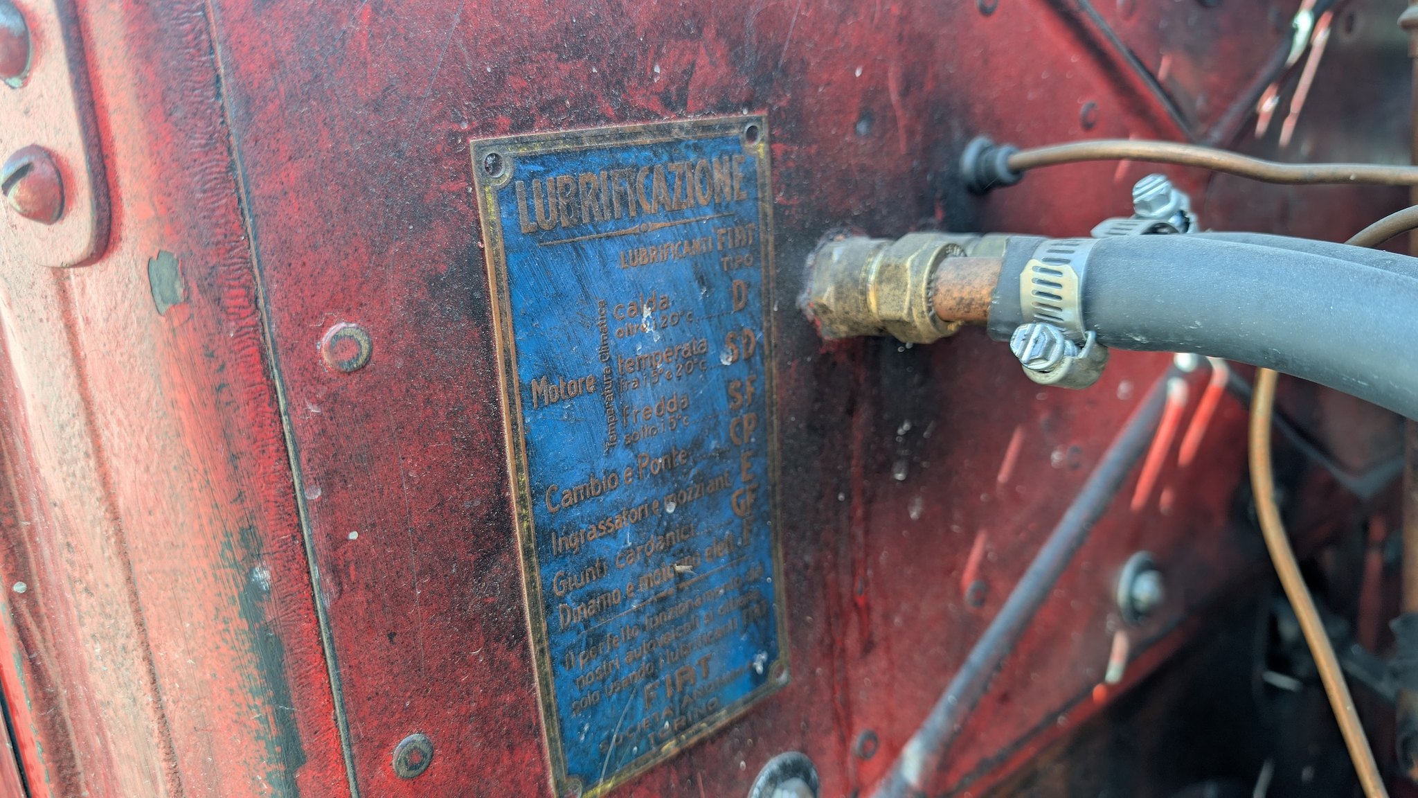 Image of 1929 FIAT 321C (521c) "Flying Fiona" mechanics