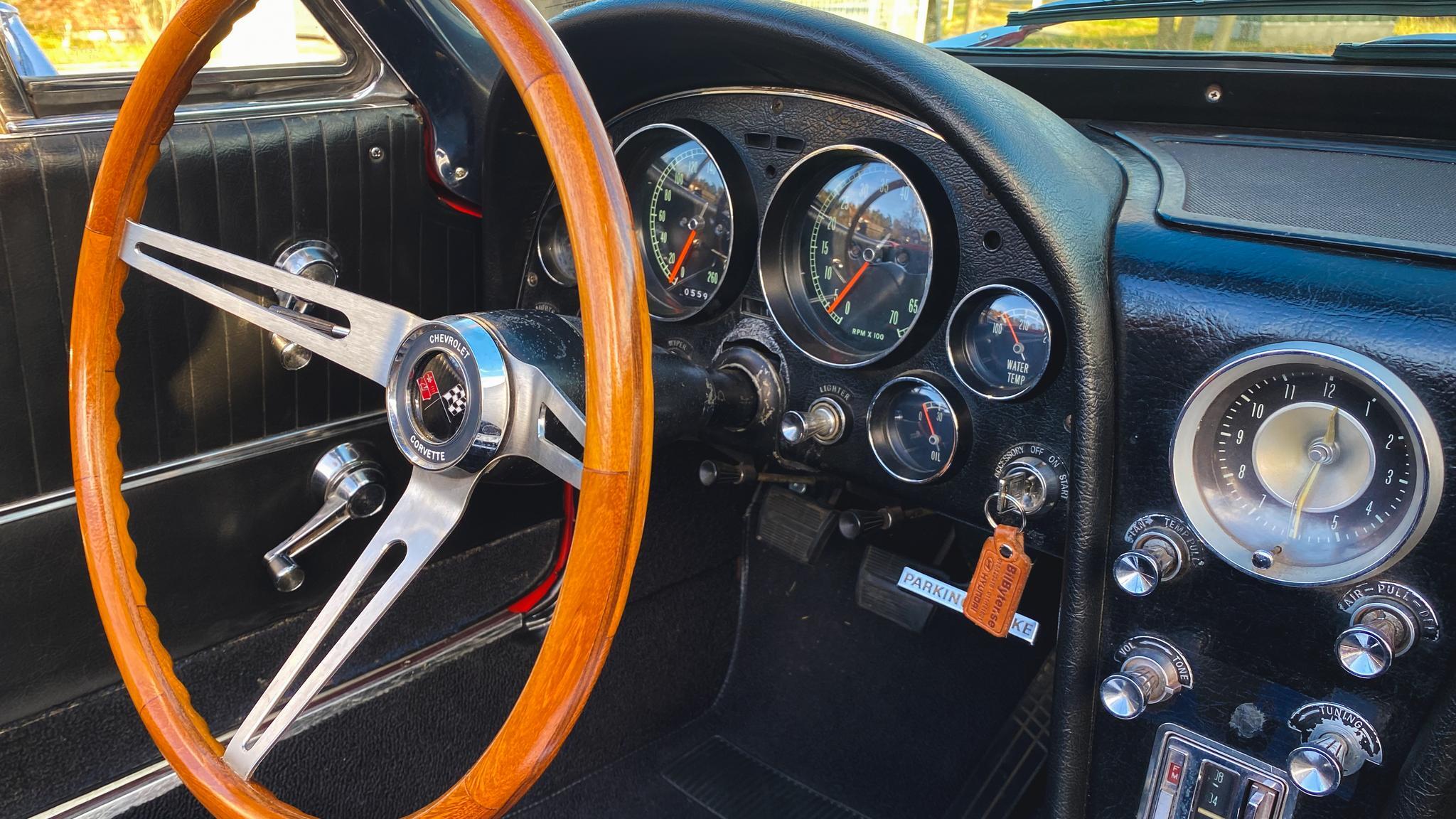Interiörbild 1963 Corvette C2 Stingray