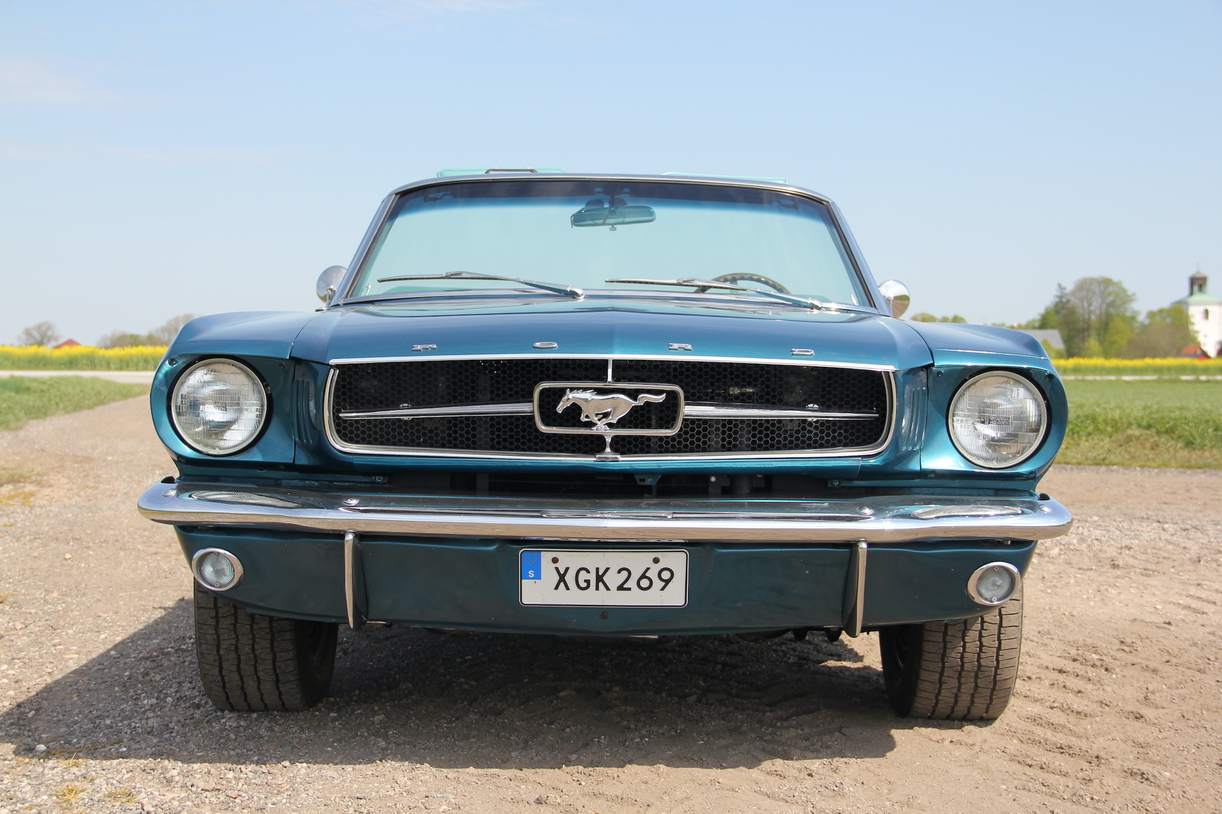 Aussenfoto 1966 Ford Mustang 289 Cabriolet (8)