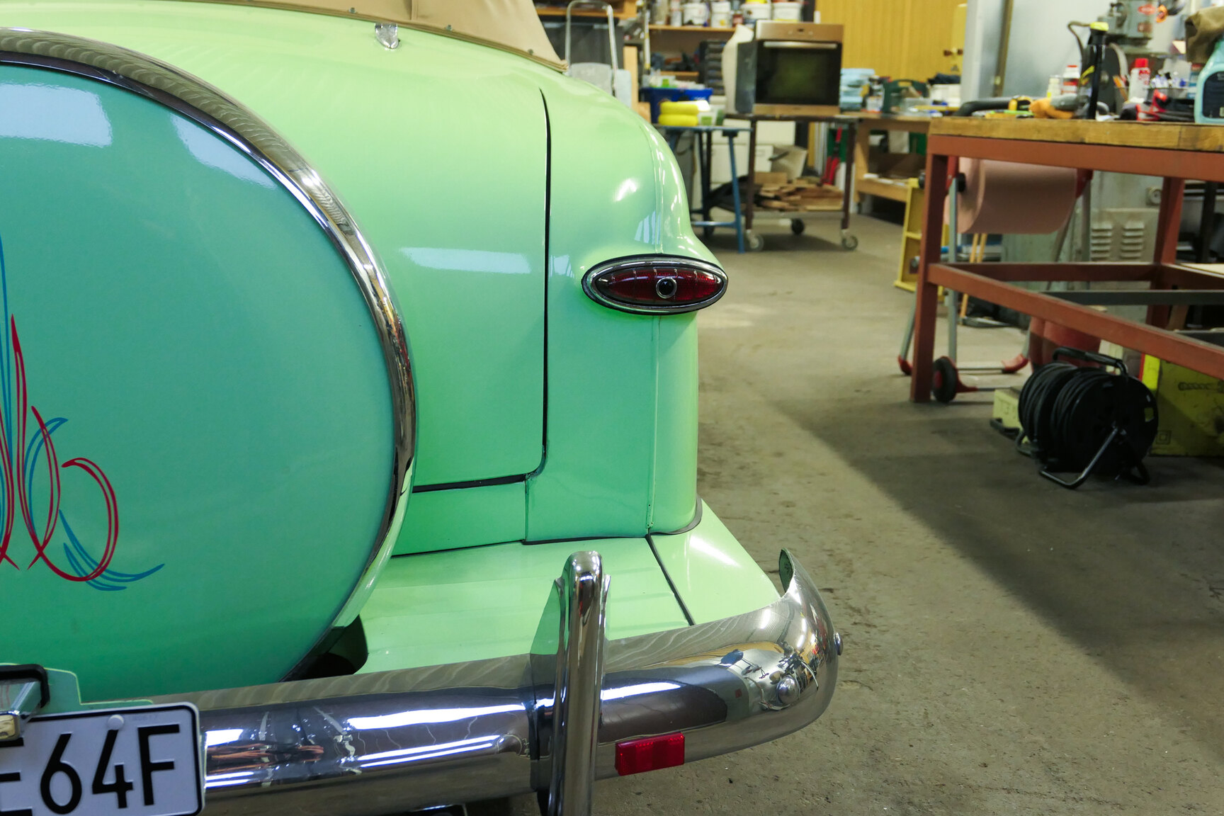 Exterior image of 1949 Ford Custom Convertible